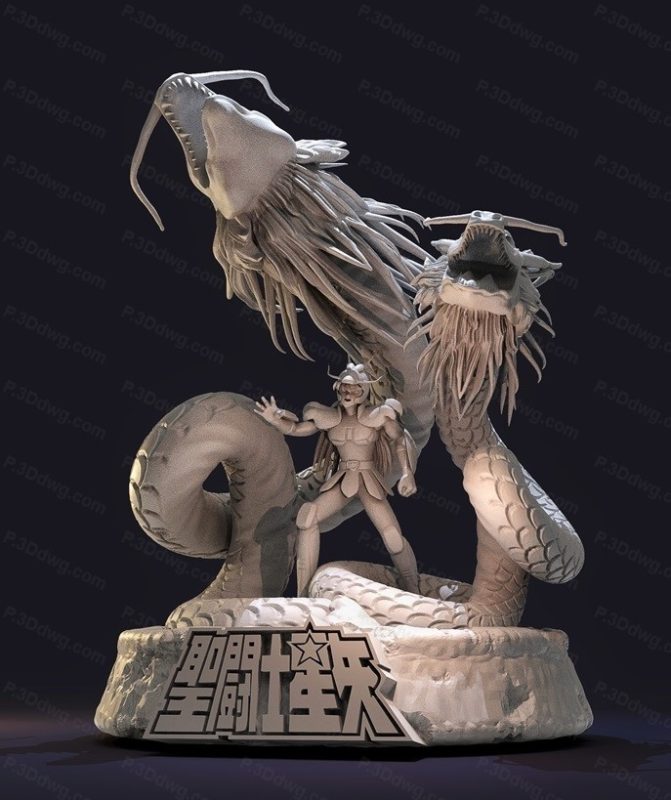 圣斗士星矢 紫龙-P站图纸收藏馆