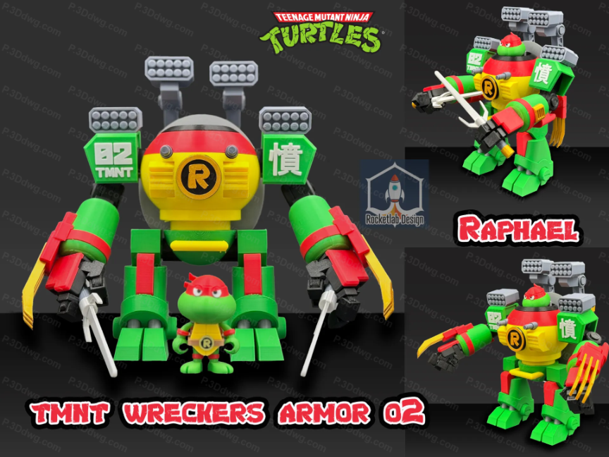 忍者神龟 拉斐尔-P站图纸收藏馆