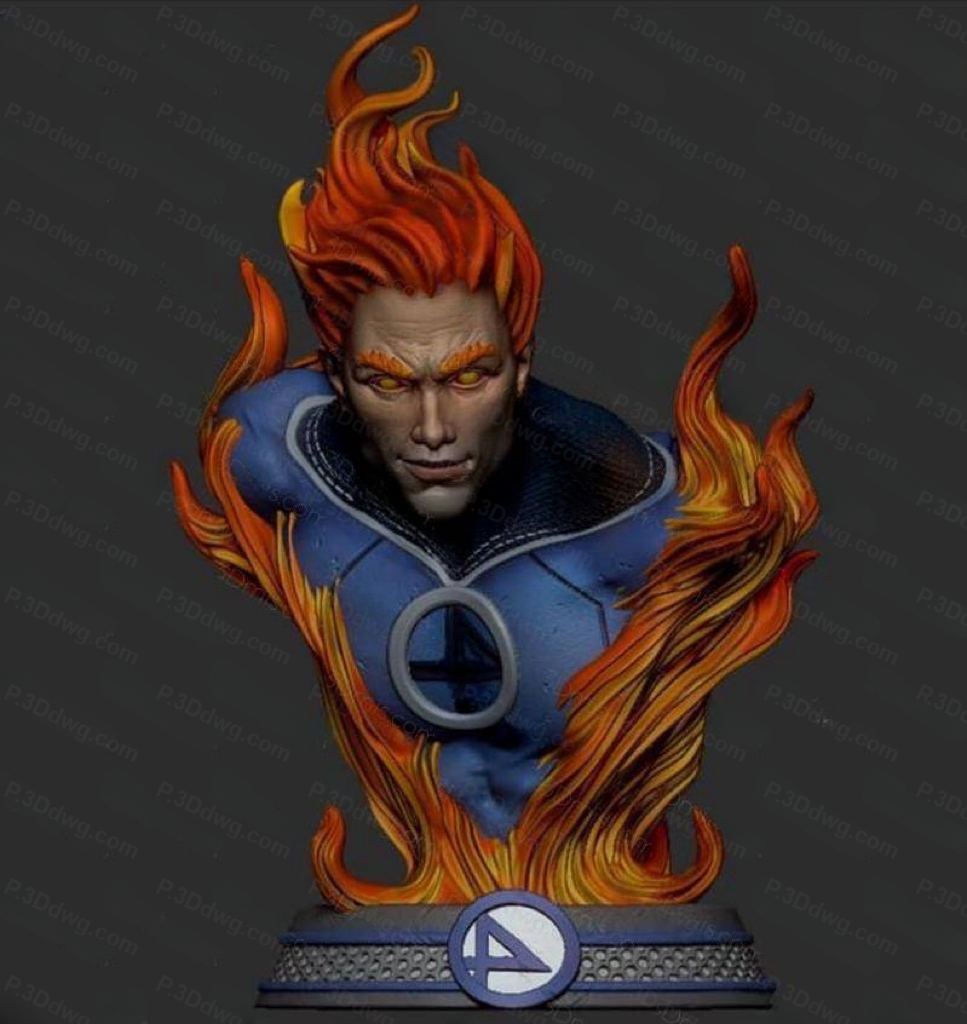 图片[1]-漫威 霹雳火-P站图纸收藏馆