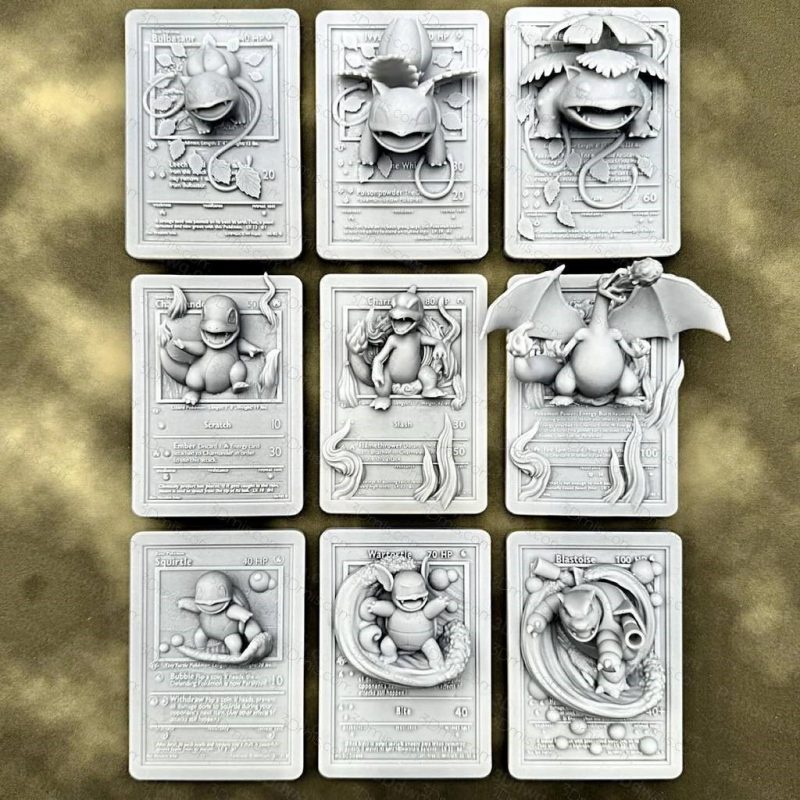 神奇宝贝和进化版皮卡丘10件套-P站图纸收藏馆