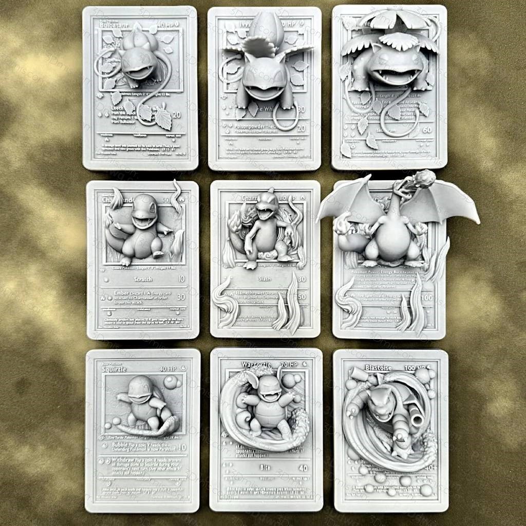 神奇宝贝和进化版皮卡丘10件套-P站图纸收藏馆