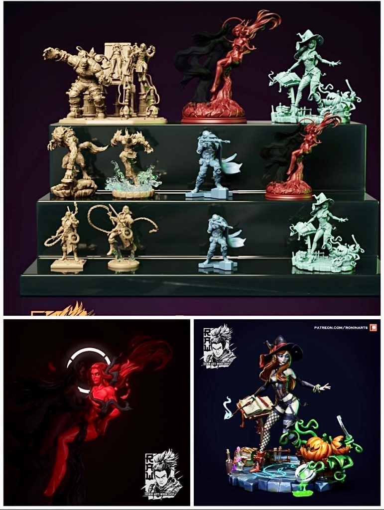 Ronin Arts 2021年8月图纸包-P站图纸收藏馆