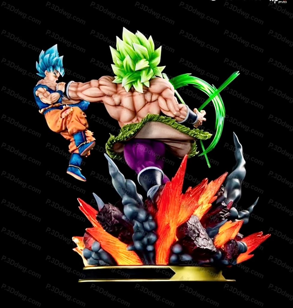 图片[2]-布罗利对悟空-P站图纸收藏馆