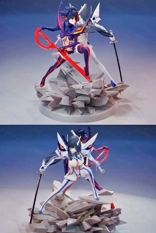 斩服少女 缠流子 鬼龙院皐月-P站图纸收藏馆