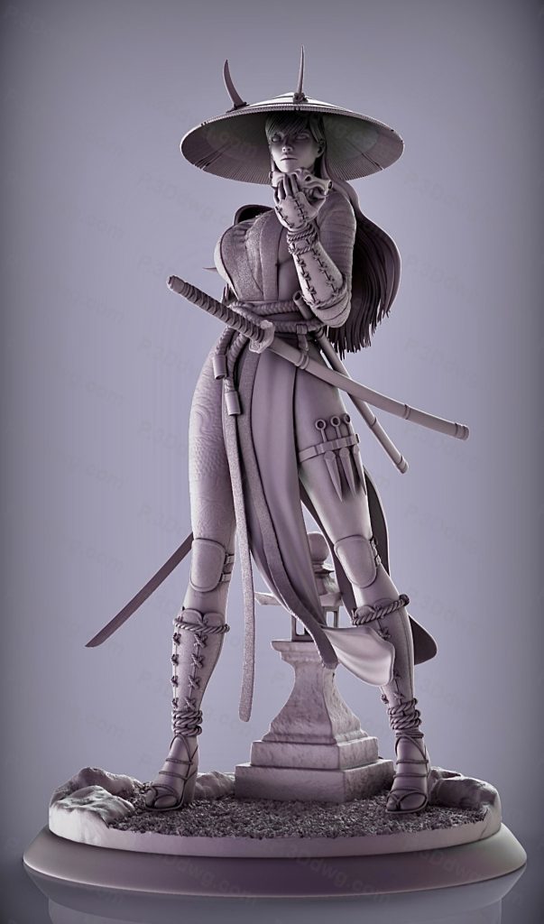 樱花女武士-P站图纸收藏馆