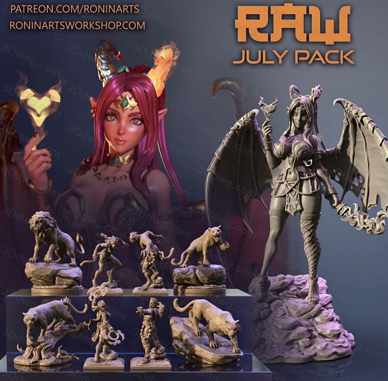 Ronin Arts 2022年7月图纸包-P站图纸收藏馆