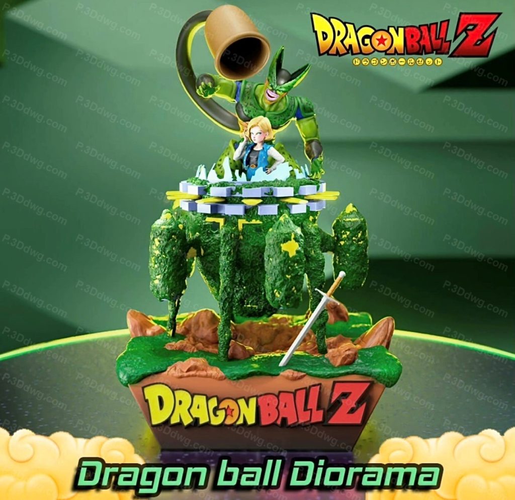 沙鲁和人造人18号-P站图纸收藏馆