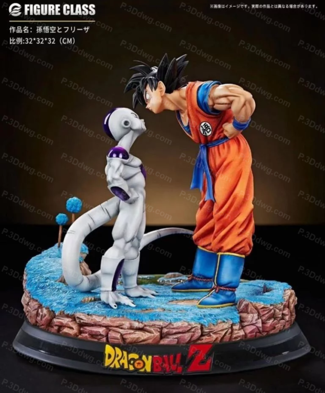 悟空对战弗利萨-P站图纸收藏馆