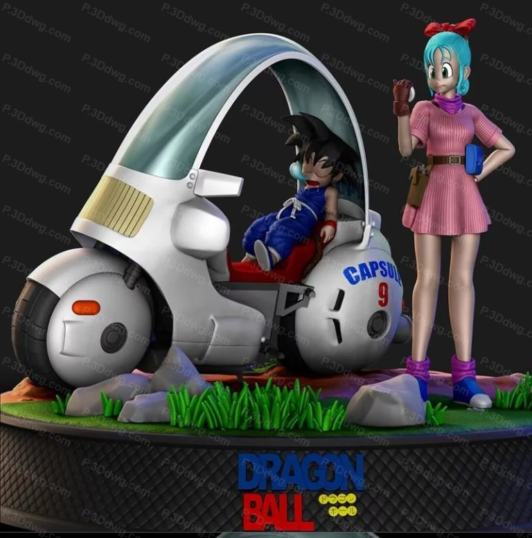 悟空和布尔玛-P站图纸收藏馆