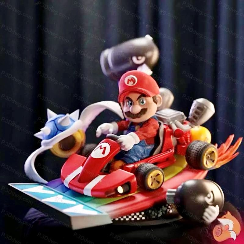 马力欧卡丁车-P站图纸收藏馆