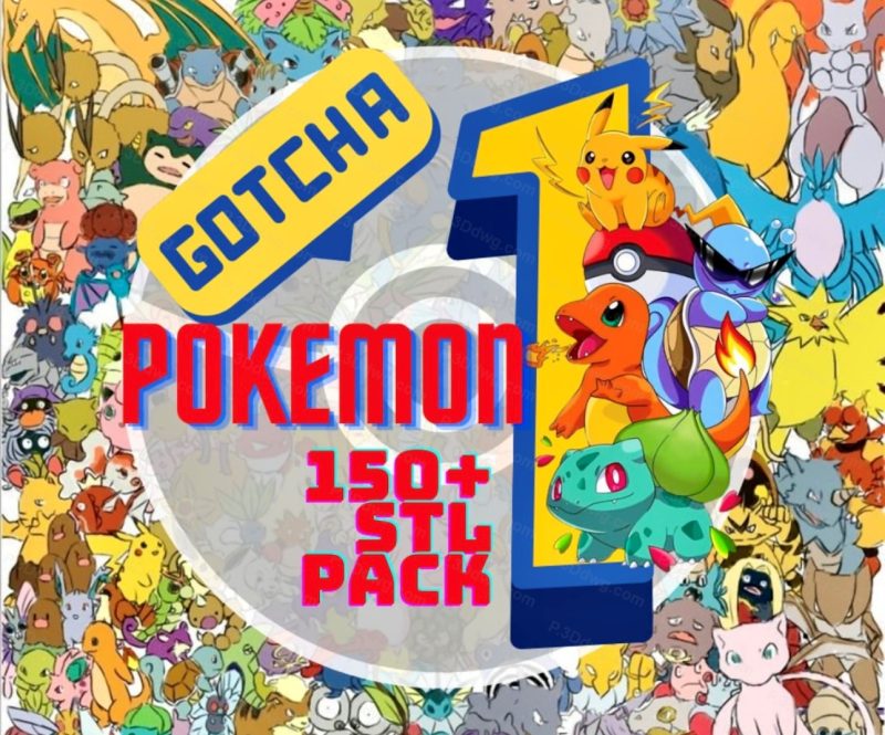 创想云 精灵宝可梦 一世代合集-P站图纸收藏馆