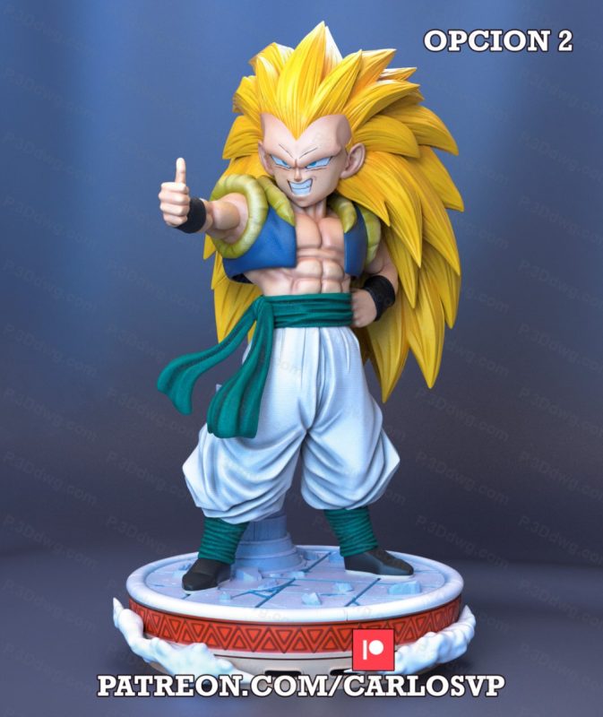 超级赛亚人3 悟天克斯-P站图纸收藏馆