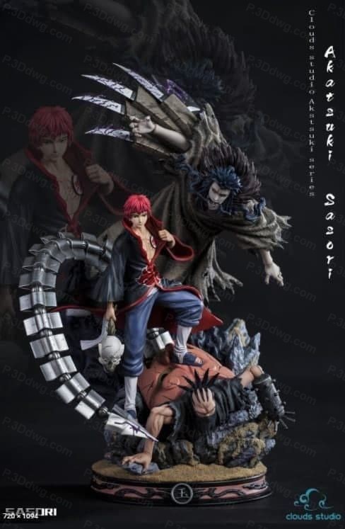 火影忍者 赤砂之蝎-P站图纸收藏馆