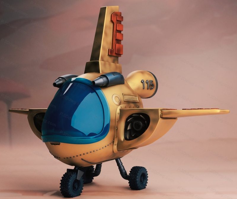 龙珠 布尔玛的飞船-P站图纸收藏馆