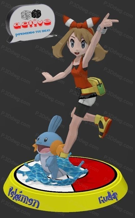 精灵宝可梦 小遥和水跃鱼-P站图纸收藏馆