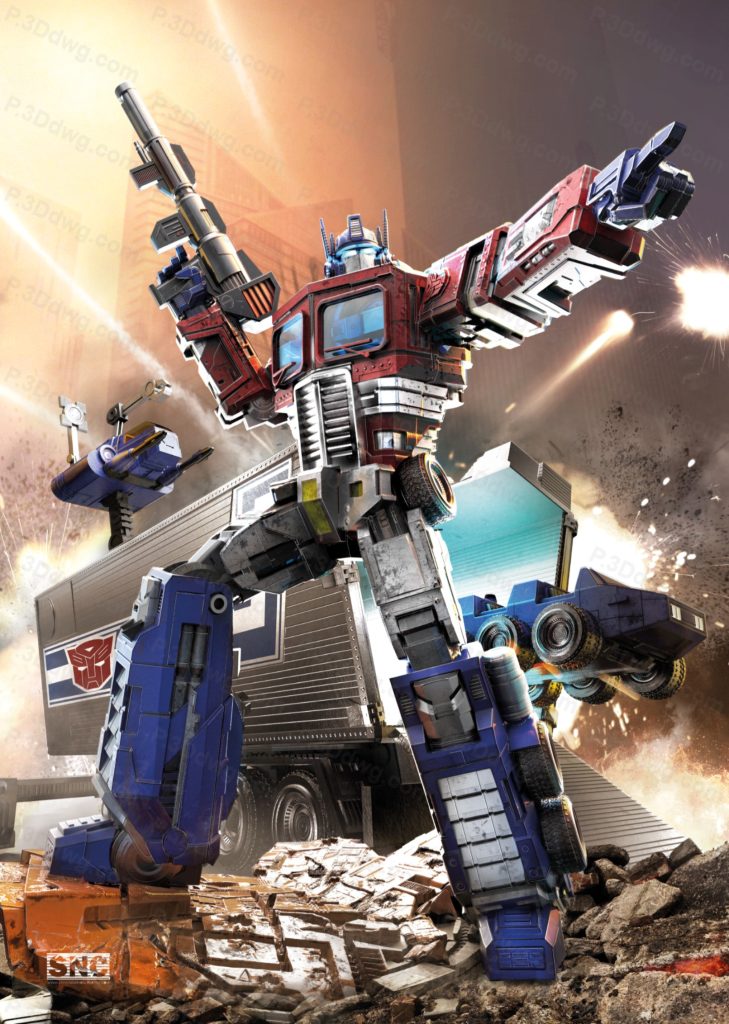 擎天柱-P站图纸收藏馆