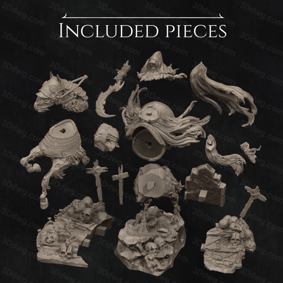 图片[4]-NeriKson 四骑士：死亡-P站图纸收藏馆