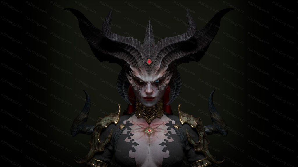 图片[1]-暗黑破坏神 莉莉丝-P站图纸收藏馆