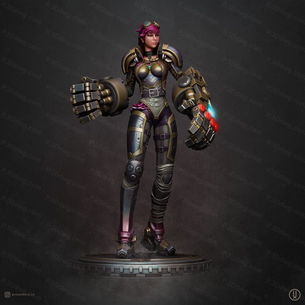 英雄联盟 蔚-P站图纸收藏馆