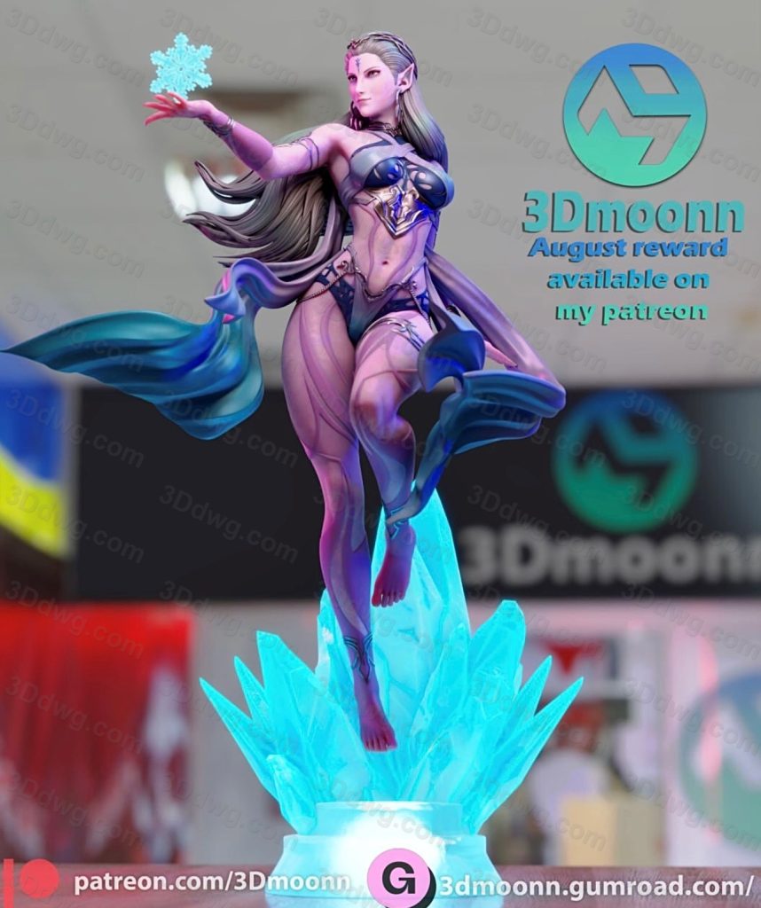 3Dmoonn 最终幻想 希瓦-P站图纸收藏馆