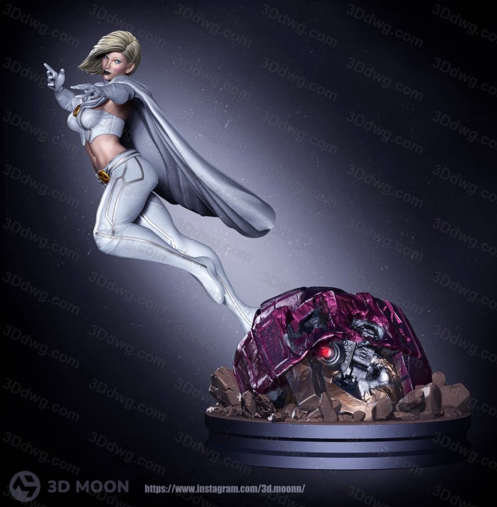 图片[3]-3Dmoonn 漫威 X战警 白皇后-P站图纸收藏馆