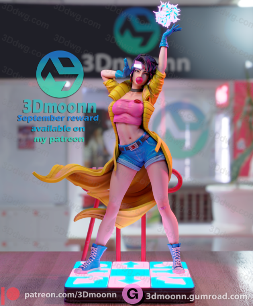 3Dmoonn 漫威 X战警 李千欢-P站图纸收藏馆