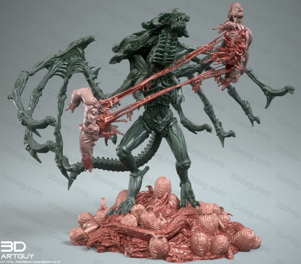 3DArtGuy 外星人-P站图纸收藏馆