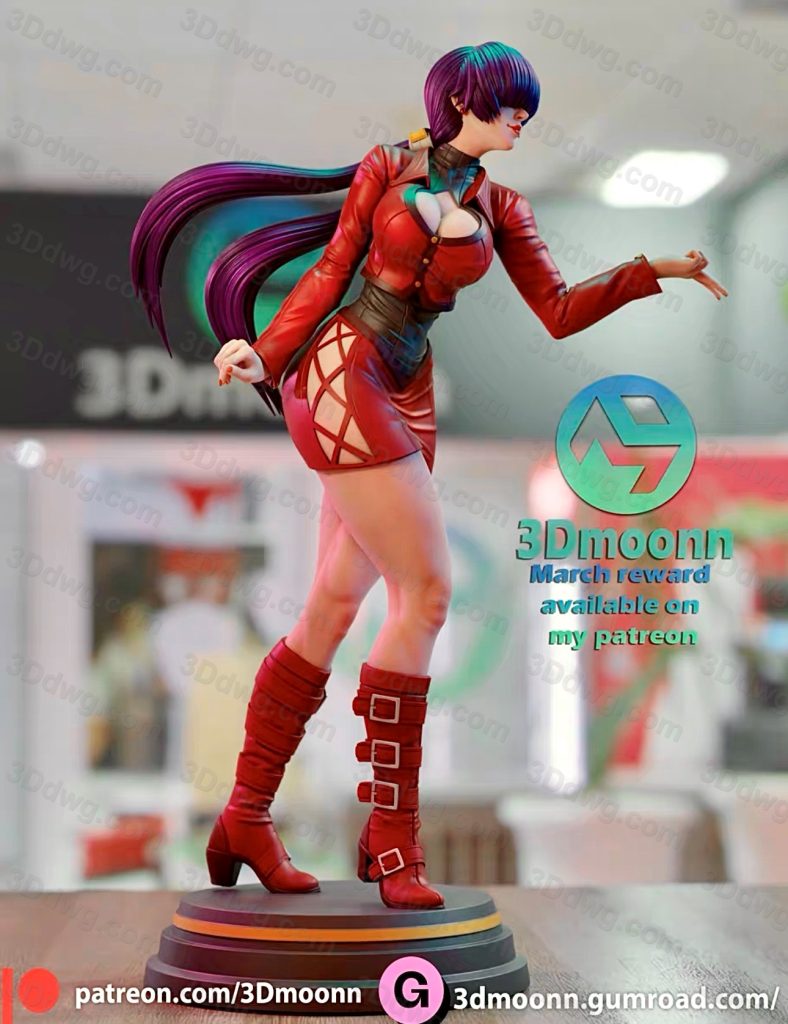 图片[4]-3Dmoonn KOF 拳皇夏尔米-P站图纸收藏馆