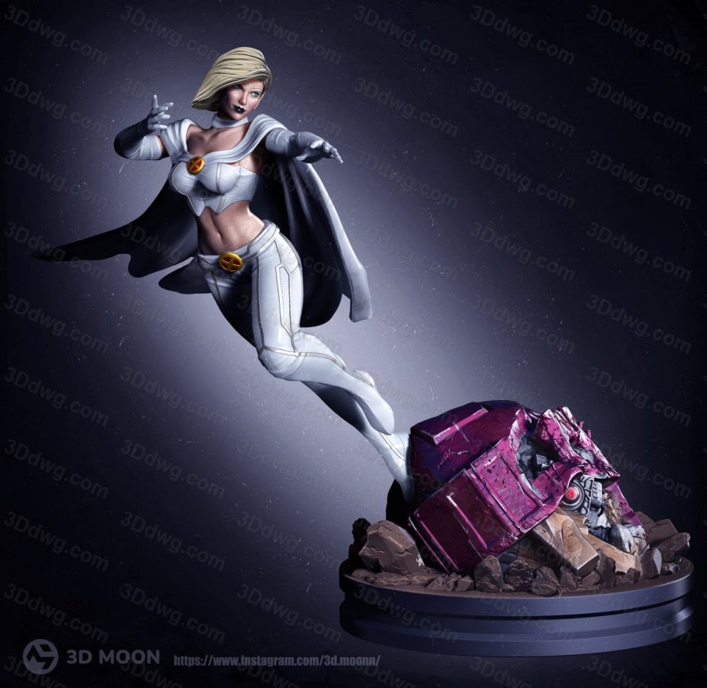 图片[2]-3Dmoonn 漫威 X战警 白皇后-P站图纸收藏馆