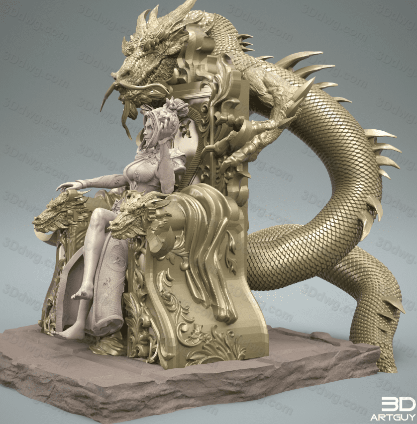 图片[2]-3DArtGuy Fire Dragon-P站图纸收藏馆