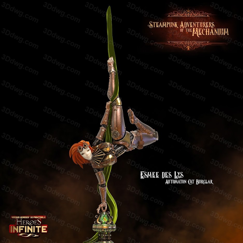 图片[4]-机械城的蒸汽朋克冒险家-P站图纸收藏馆