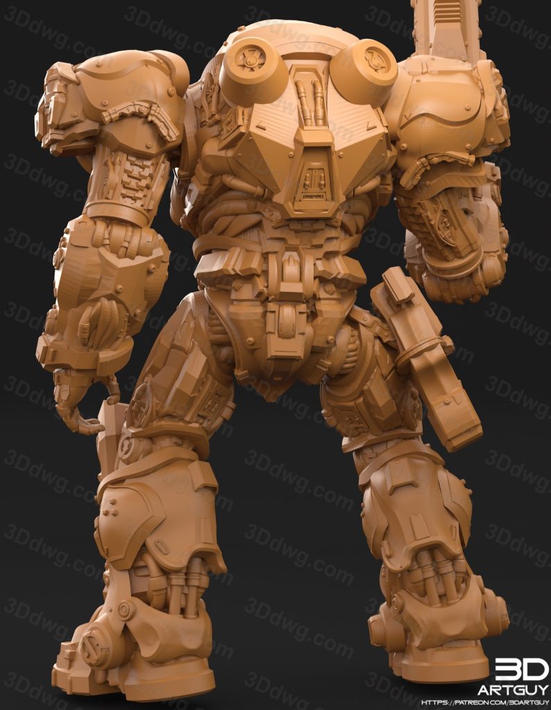 图片[4]-3DArtGuy 星际争霸 机枪兵-P站图纸收藏馆