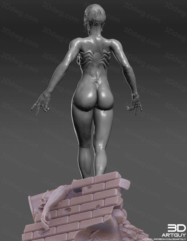 图片[4]-3DArtGuy 女性毒液-P站图纸收藏馆