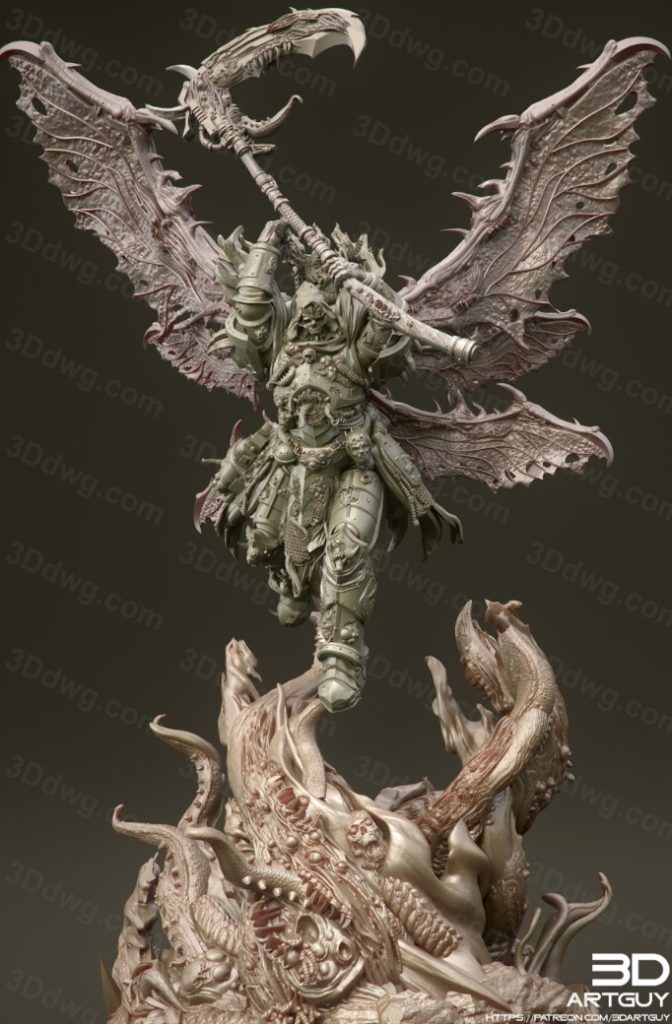 3DArtGuy 魔兽世界 Diseased Reaper-P站图纸收藏馆