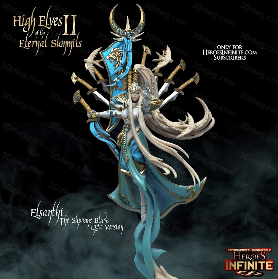 图片[19]-永恒之巅的高等精灵-P站图纸收藏馆