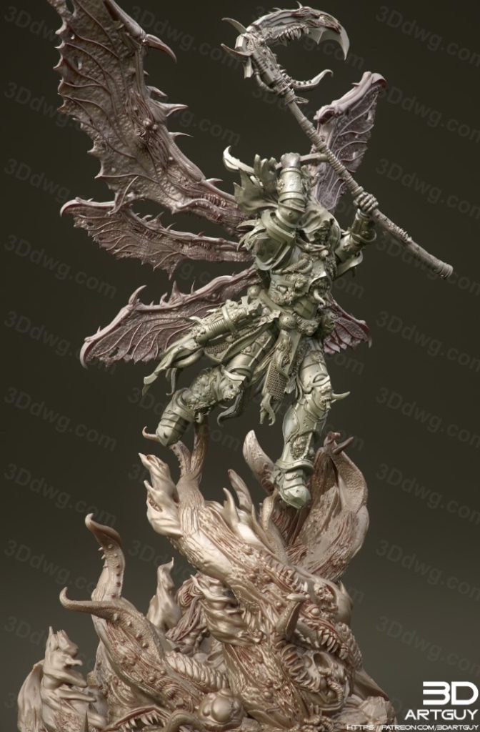 图片[2]-3DArtGuy 魔兽世界 Diseased Reaper-P站图纸收藏馆