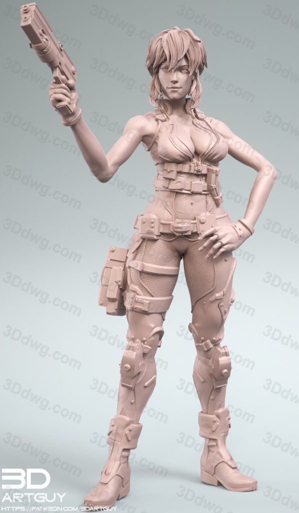 图片[2]-3DArtGuy SciFi Cop-P站图纸收藏馆