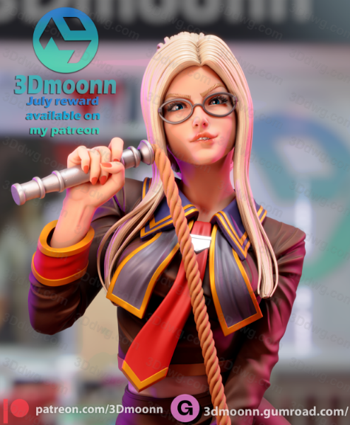 图片[2]-3Dmoonn 最终幻想 奇丝迪丝-P站图纸收藏馆