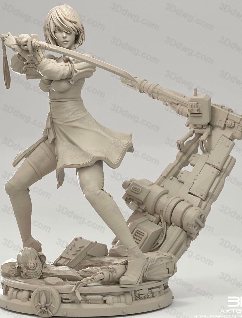 图片[2]-3DArtGuy 尼尔 机械纪元-P站图纸收藏馆