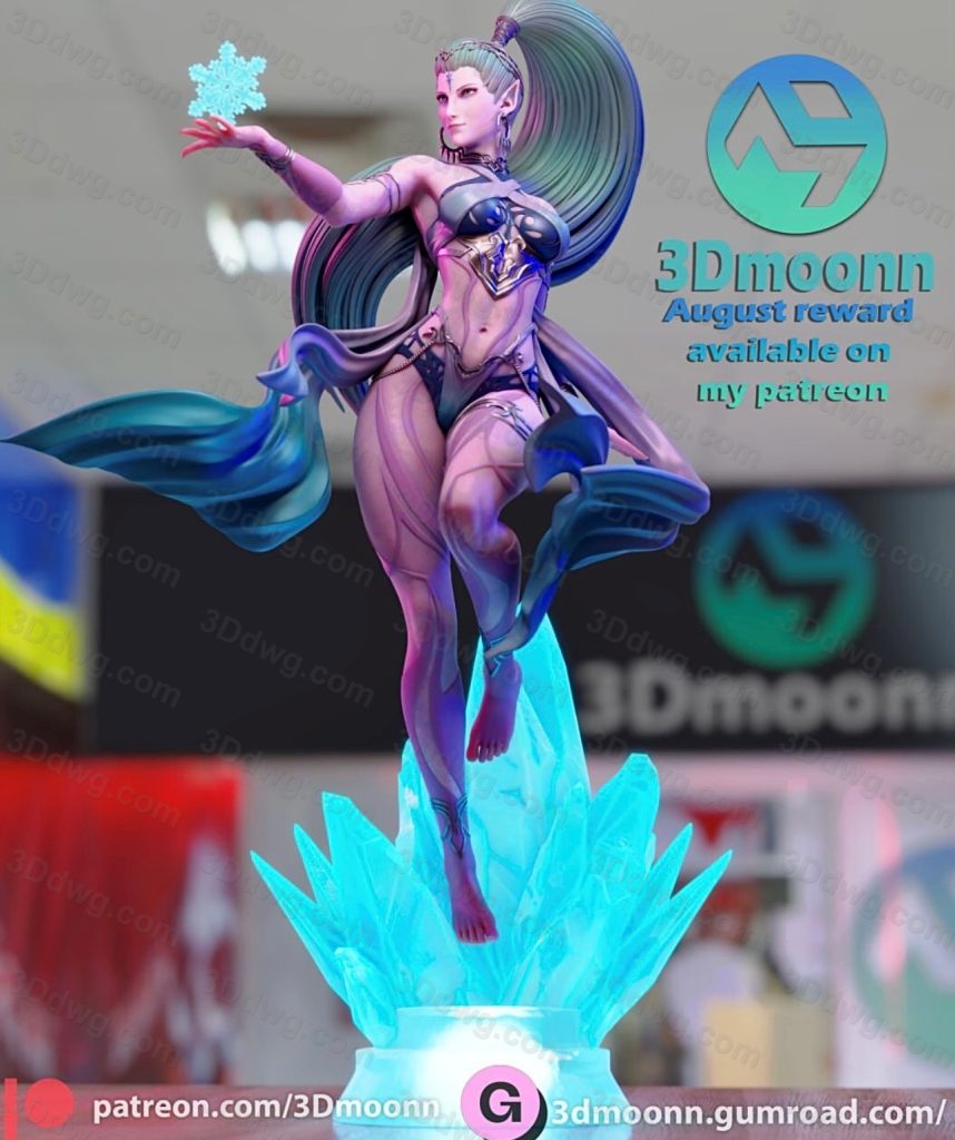 图片[2]-3Dmoonn 最终幻想 希瓦-P站图纸收藏馆