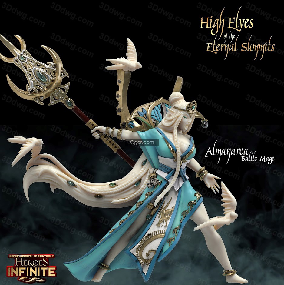 图片[39]-永恒之巅的高等精灵-P站图纸收藏馆