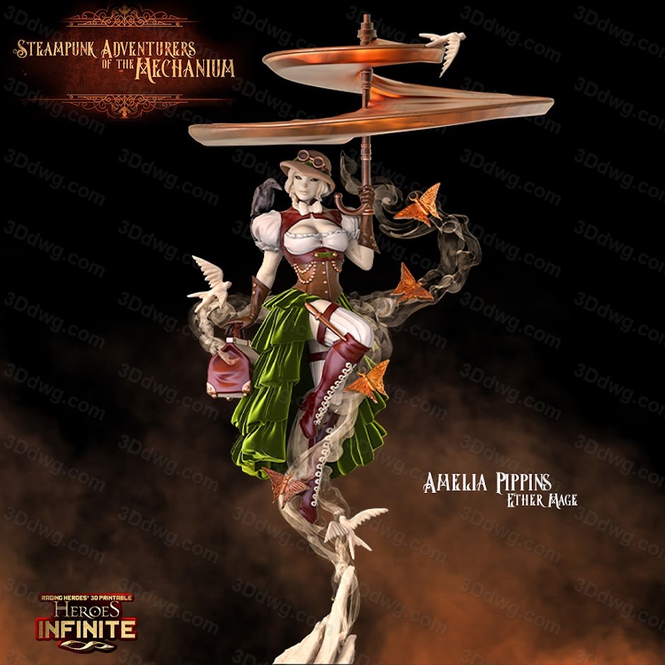 图片[10]-机械城的蒸汽朋克冒险家-P站图纸收藏馆