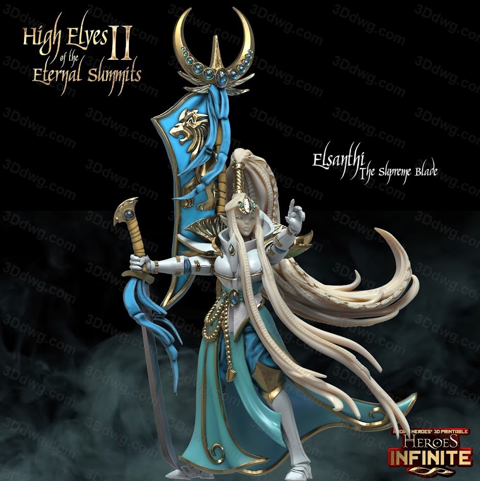 图片[23]-永恒之巅的高等精灵-P站图纸收藏馆