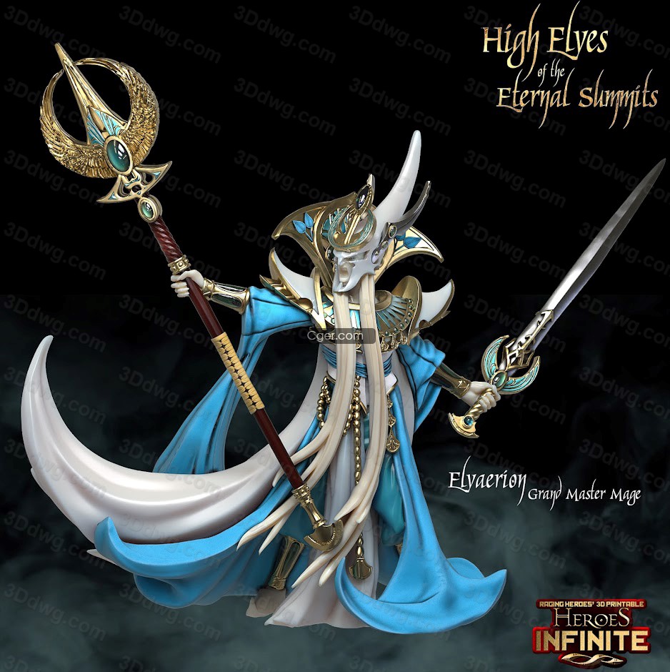 图片[38]-永恒之巅的高等精灵-P站图纸收藏馆