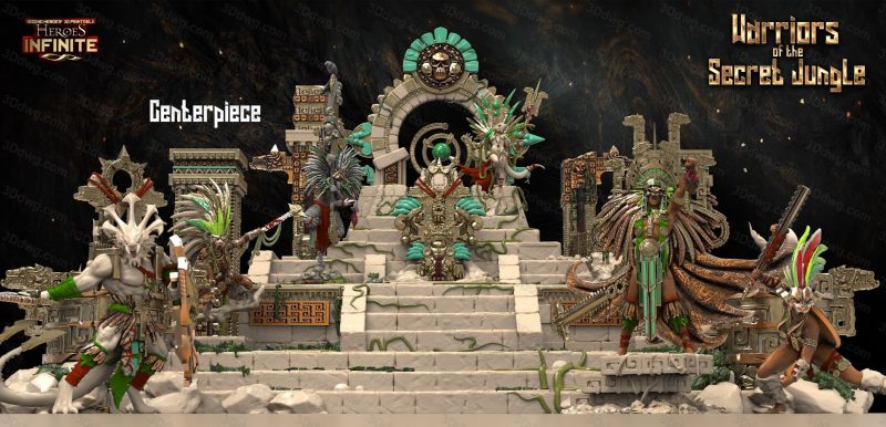 密林之战士-P站图纸收藏馆