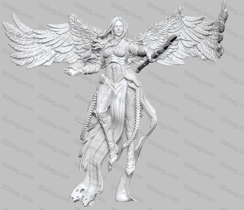 3DArtGuy 疯狂天使-P站图纸收藏馆