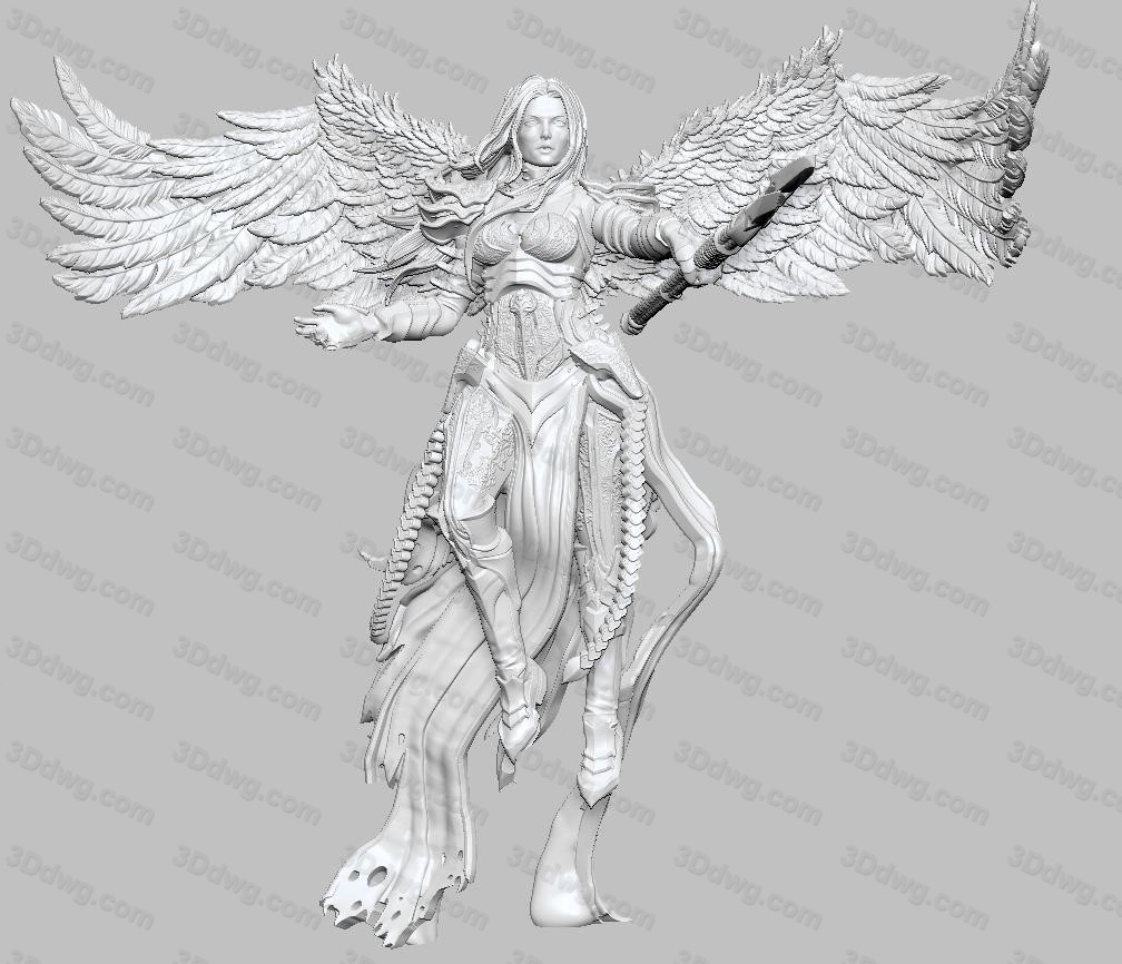 3DArtGuy 疯狂天使-P站图纸收藏馆
