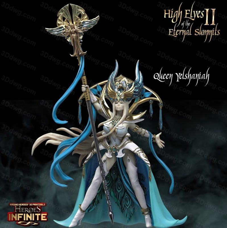 永恒之巅的高等精灵-P站图纸收藏馆