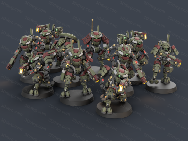 图片[2]-PiperMakes 步兵机甲小队-P站图纸收藏馆