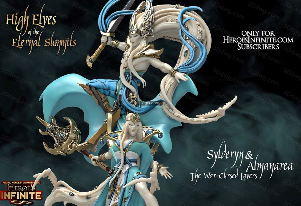 图片[32]-永恒之巅的高等精灵-P站图纸收藏馆